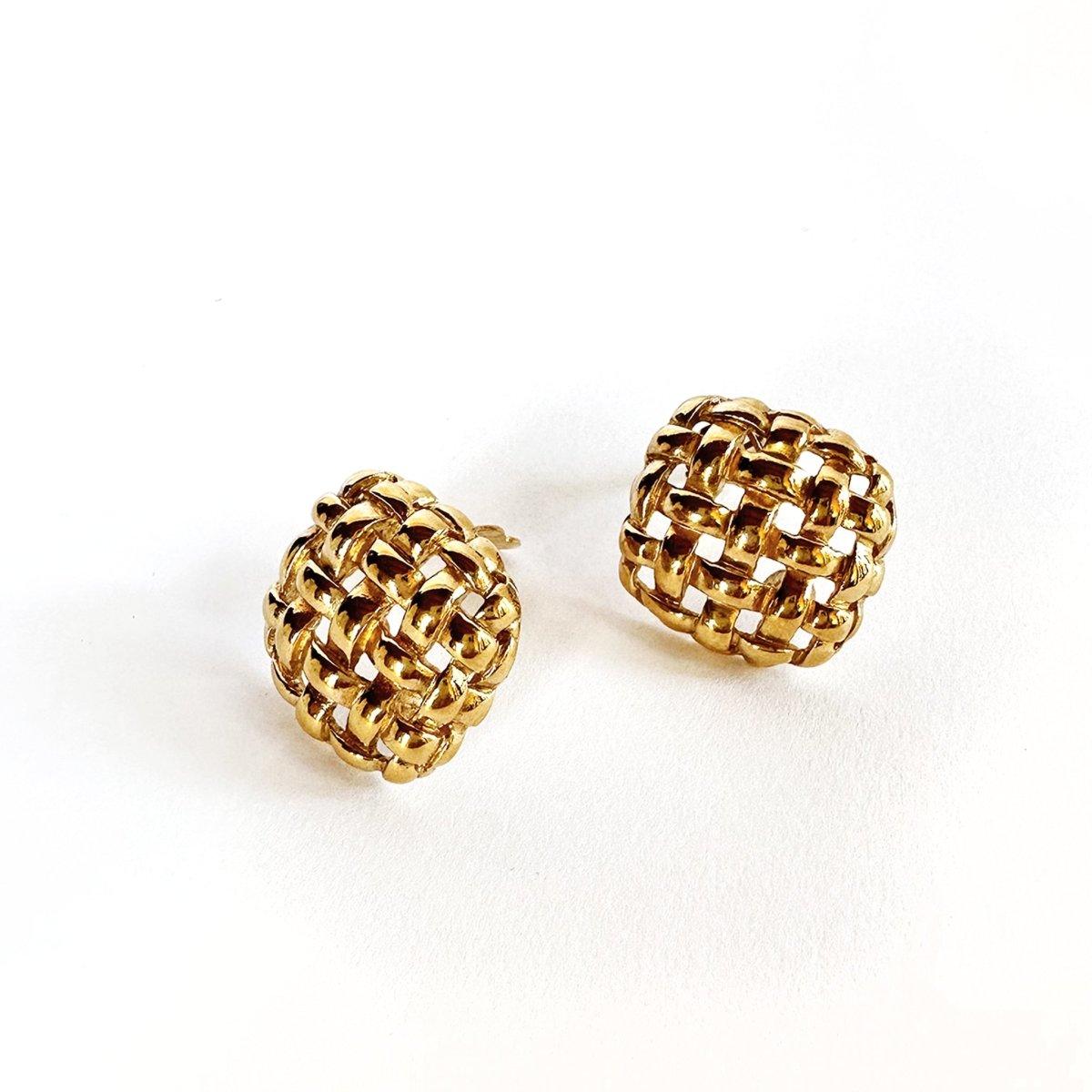 Givenchy Basket Weave Earrings - Nataly Aponte