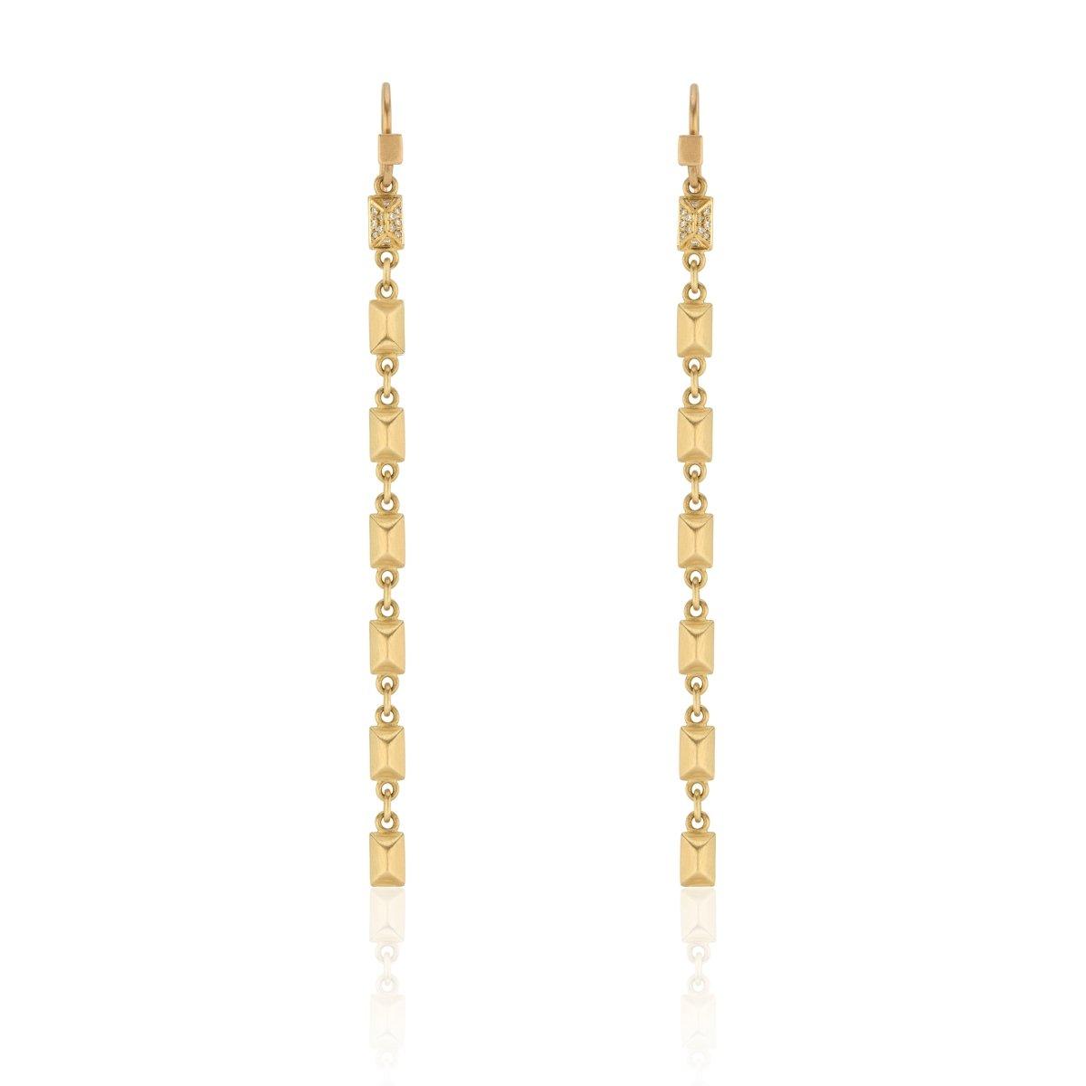 Sparks Fly Pave Diamond Earrings - Nataly Aponte