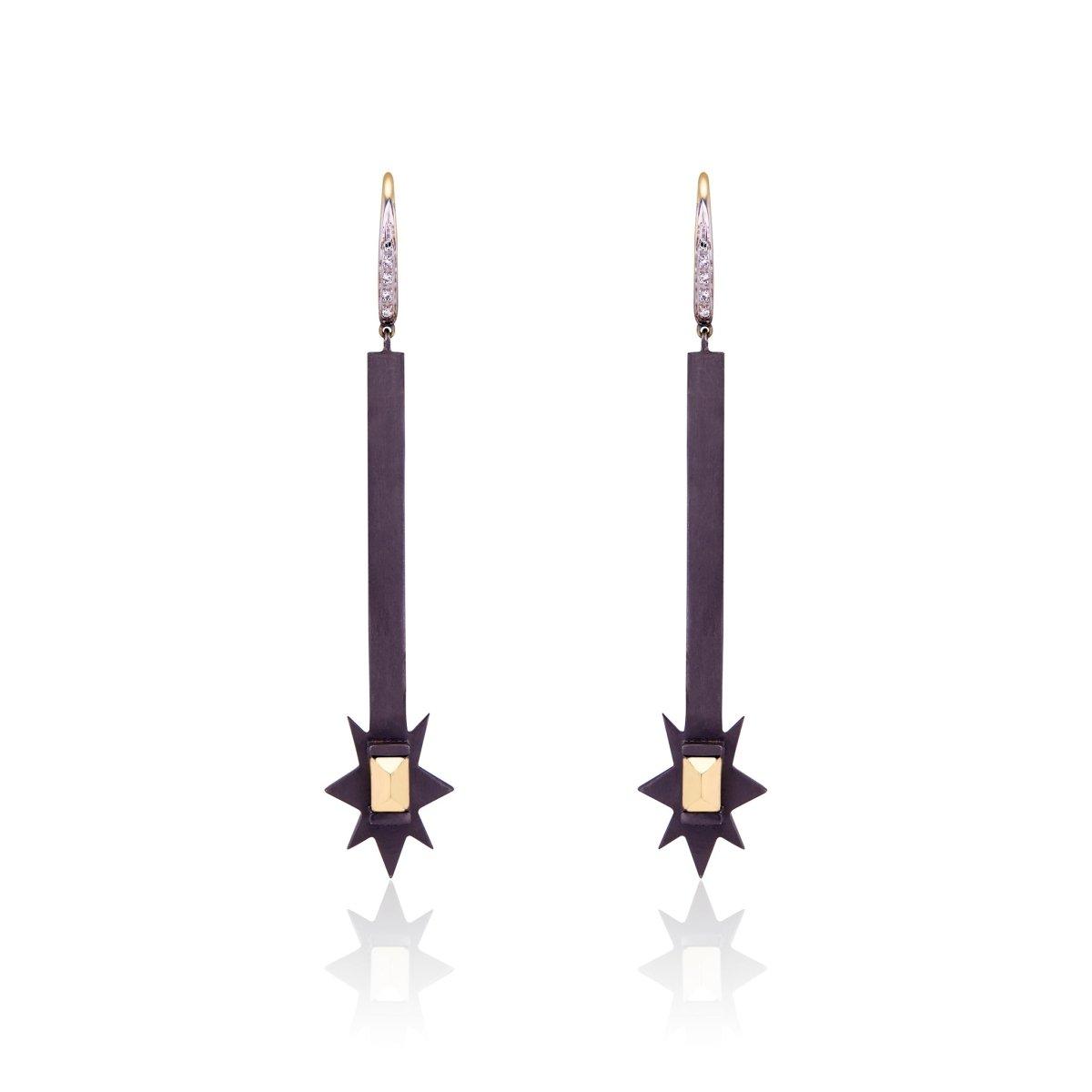 Starburst Matchstick Earrings - Nataly Aponte