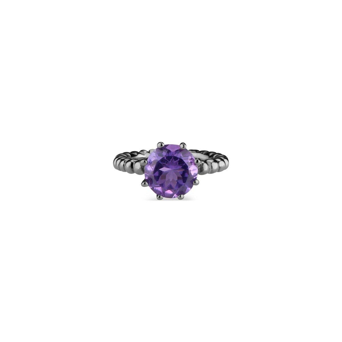 Amethyst Crown Ring - Nataly Aponte