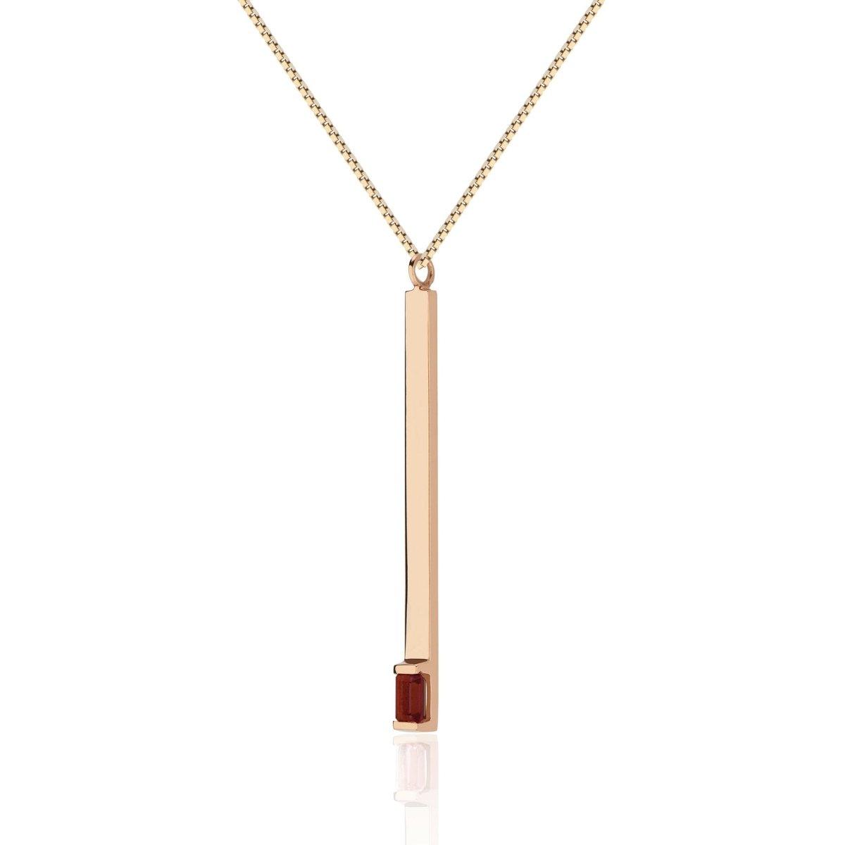 Ball of Fire Matchstick Pendant - Nataly Aponte