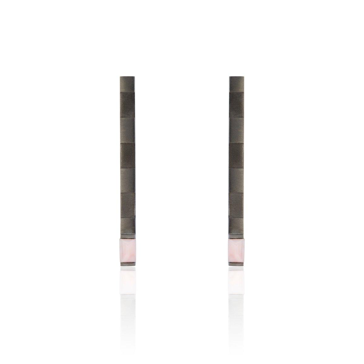 Checkered Matchstick Earrings - Nataly Aponte