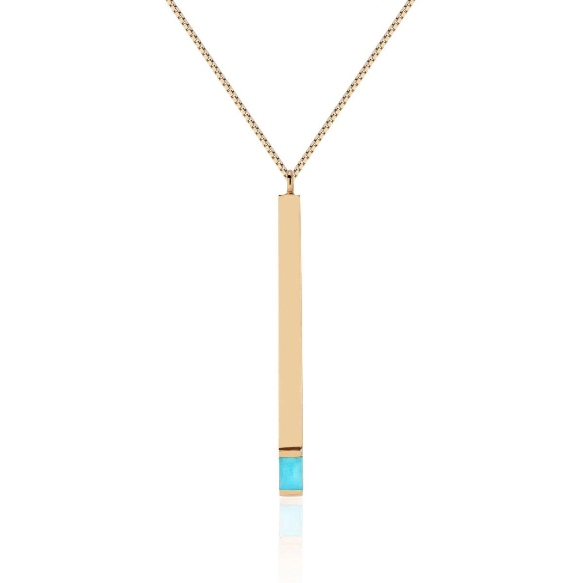 In A Blue Fire Pendant - Nataly Aponte