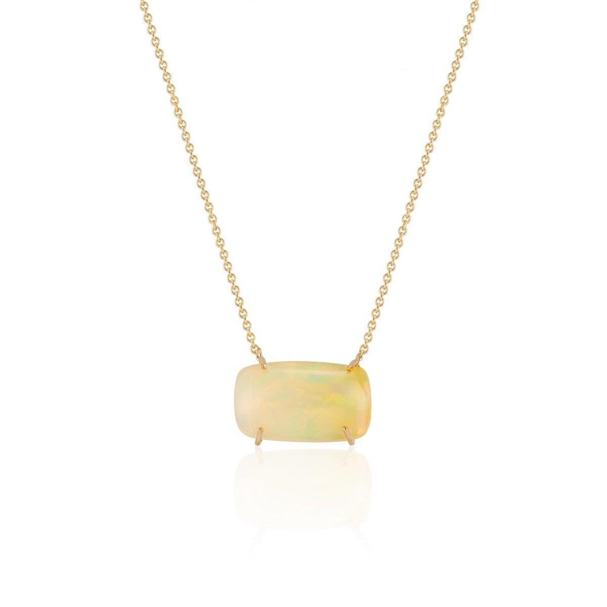 Marvelous Opal Pendant Necklace - Nataly Aponte