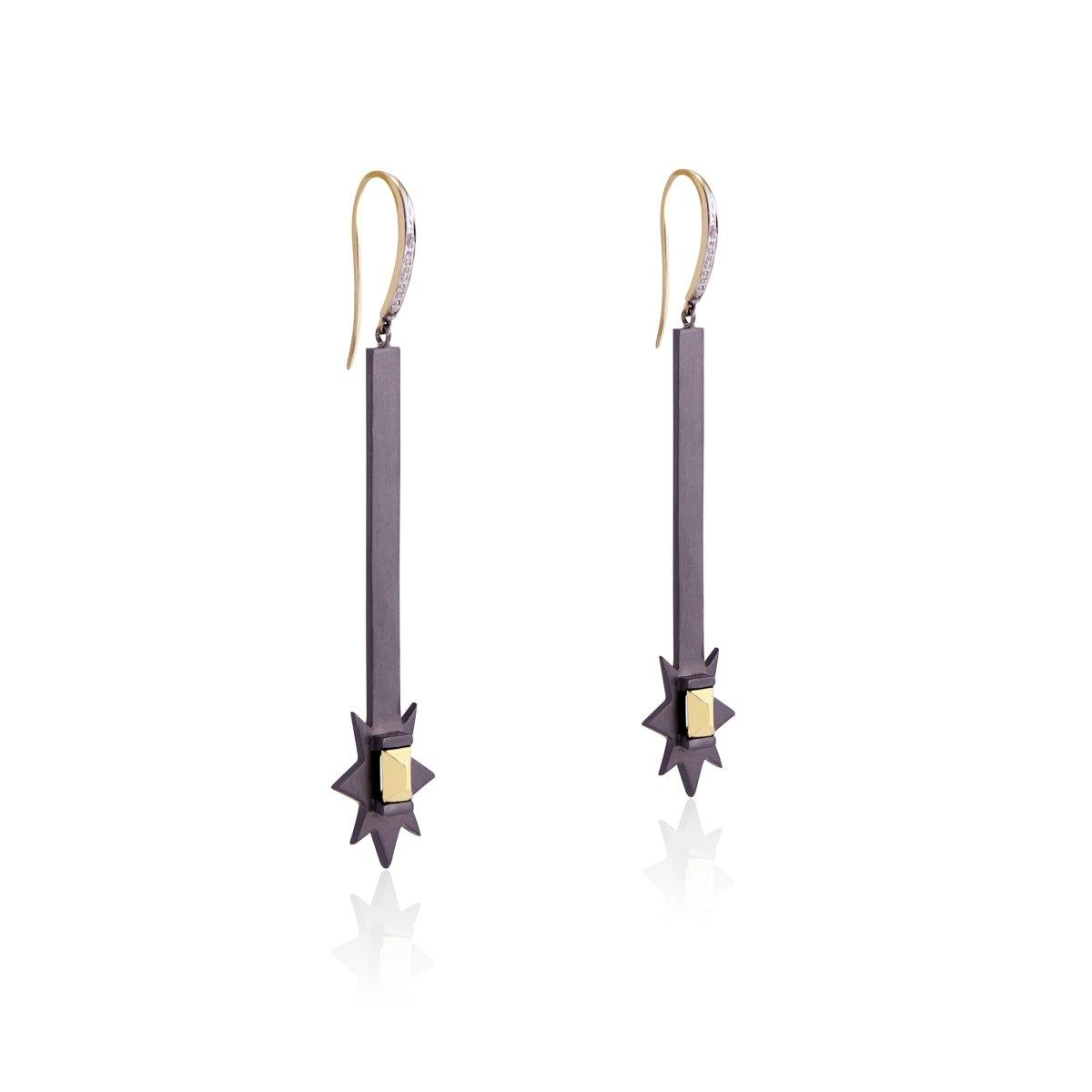 Starburst Matchstick Earrings - Nataly Aponte